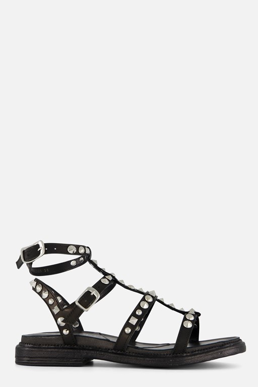 Linea Zeta Sandalen zwart Leer