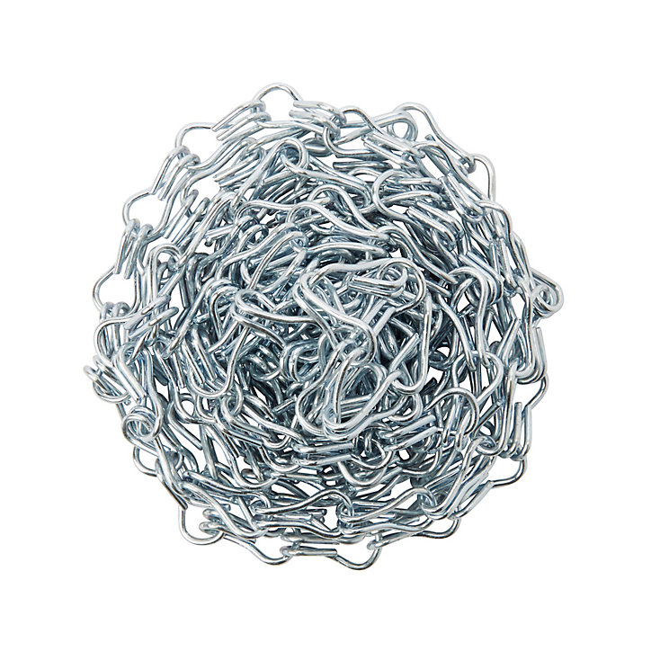 Chaîne non soudée en acier Diall ø1.5 mm, 2.5 m