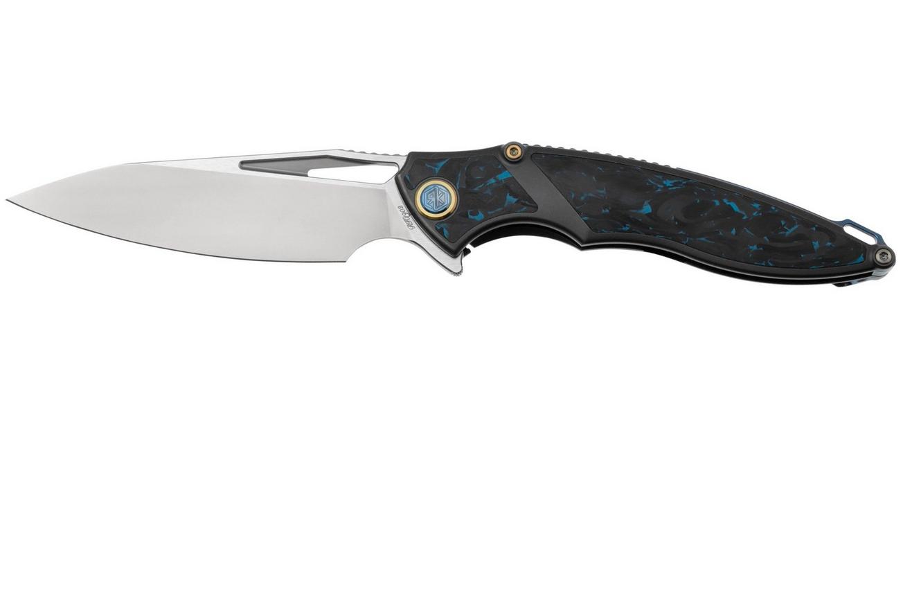 Rike RK1902B Blue Carbonfiber zakmes