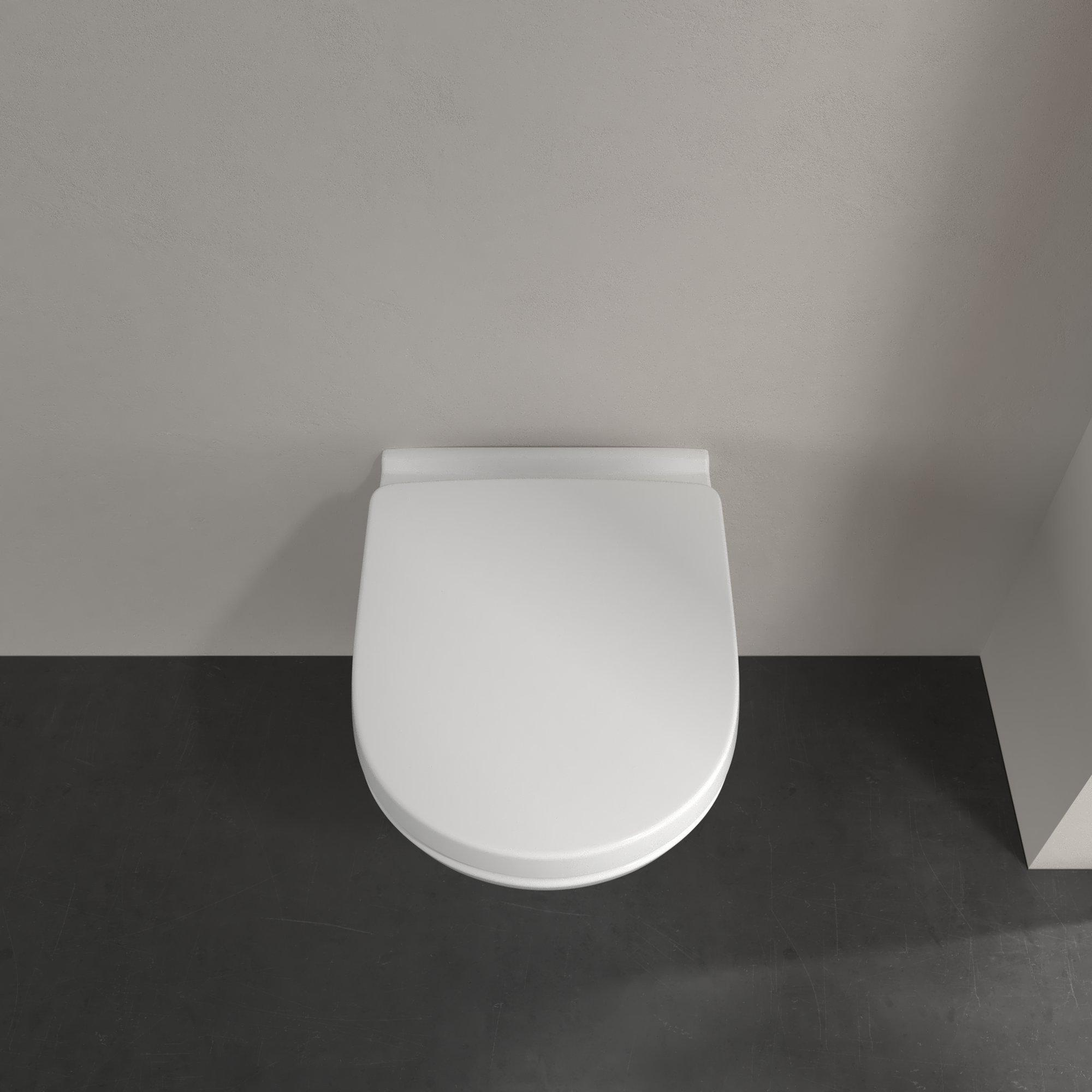 Villeroy & Boch O.novo compact toilet CeramicPlus wit glans