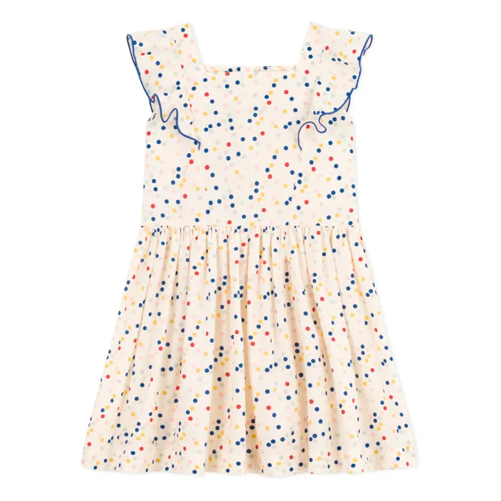 Petit Bateau Robe Mia Popeline | Ecru