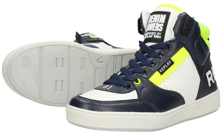 Replay Cobra Mid blauw