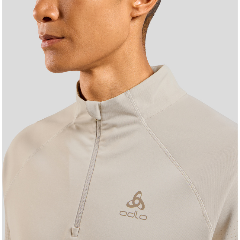 Odlo Herren Zeroweight Warm 1/2 Zip Longsleeve
