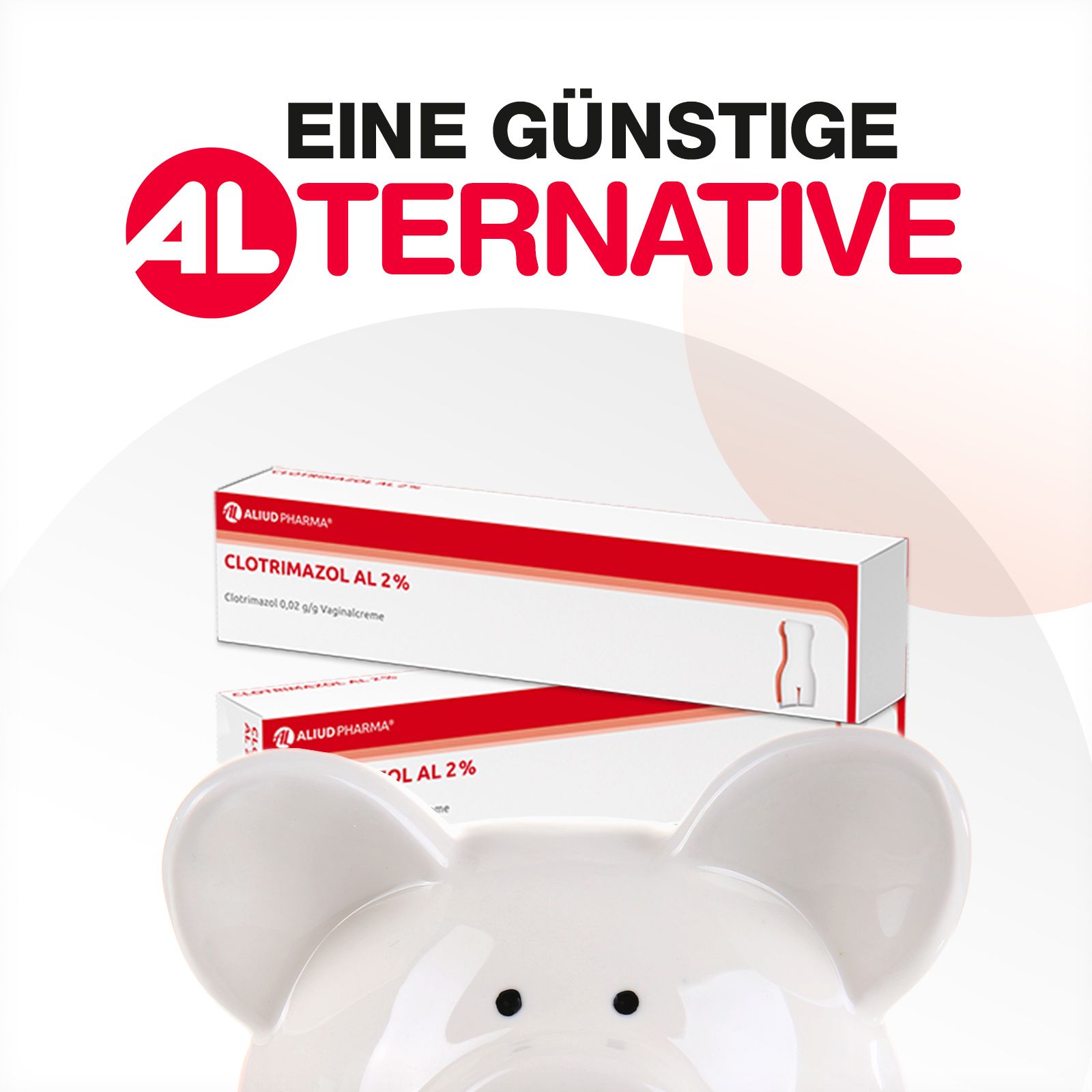 Clotrimazol AL 2% bei Vaginalpilz