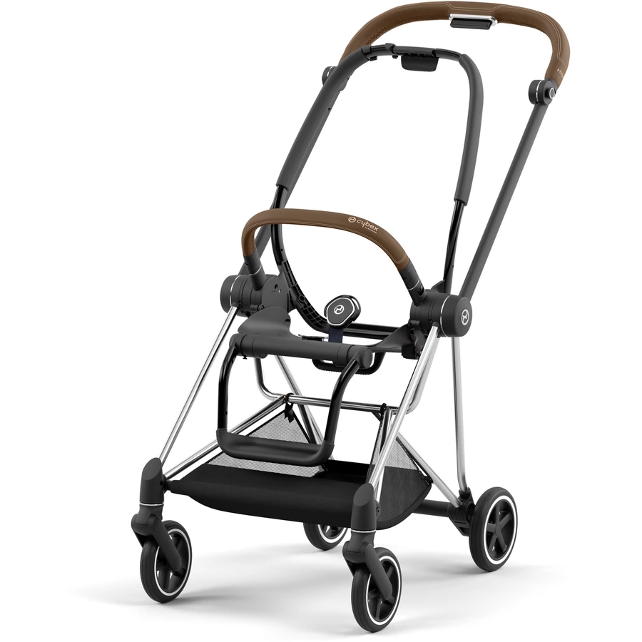 cybex PLATINUM New Mios Gestell Chrome Brown inklusive Lux Sitzrahmen