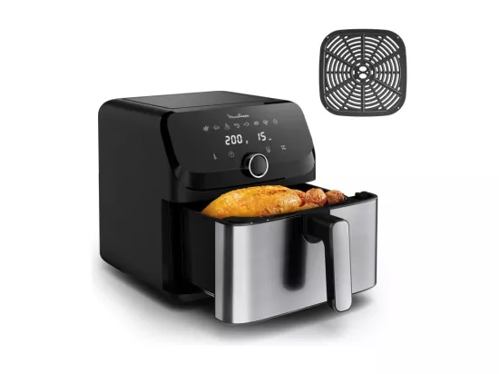Friteuse sans huile Moulinex Easy Fry Mega EZ855D 2020 W Acier inoxydable