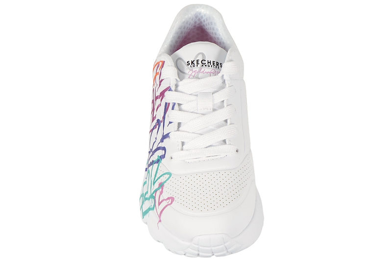 SKECHERS UNO LITE - METALLIC JOY HEARTS WHITE SNEAKER