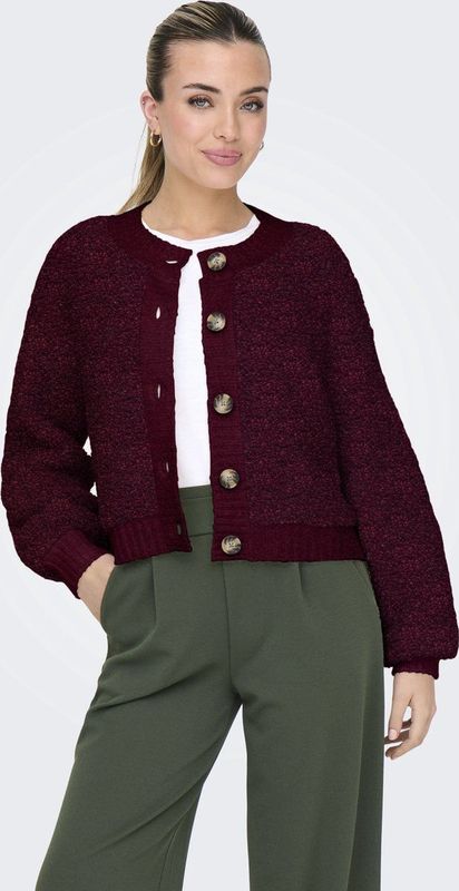 Jacqueline de Yong - Jdyeira Life Oneck - Vest - Cabernet