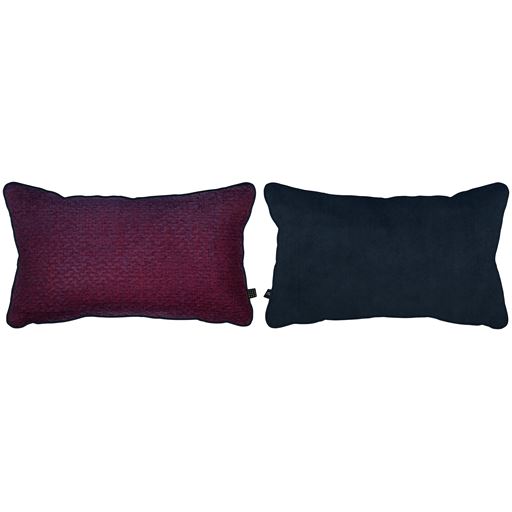 Mette Ditmer Atelier Pude, Aubergine/Dark Blue, 30x50 cm