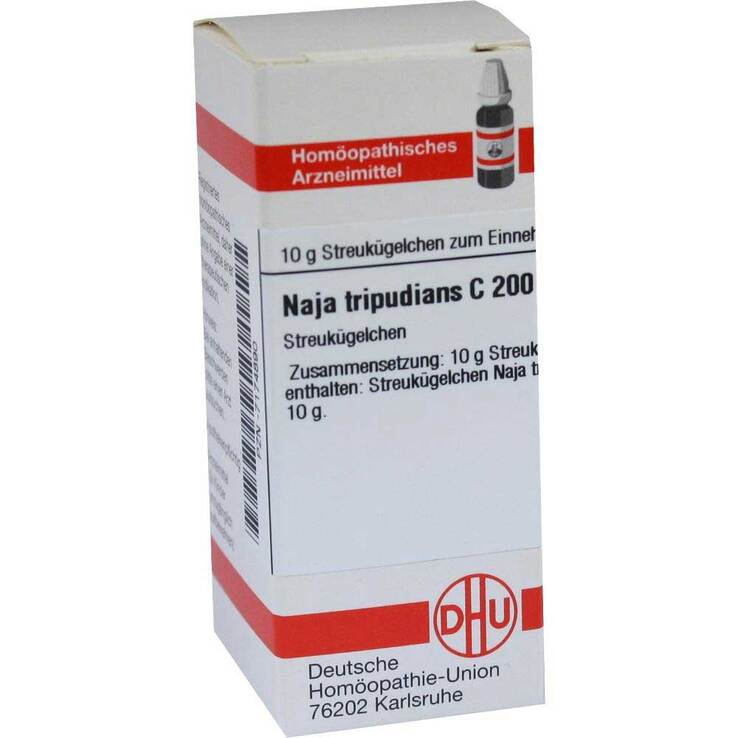 DHU Naja tripudians C 200 Globuli, 10 g