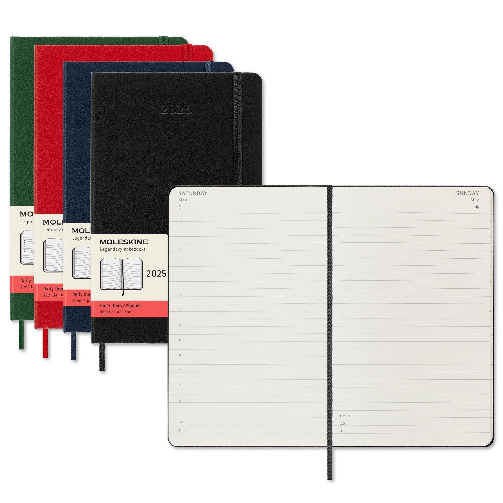 Moleskine Tageskalender 12 Monate Daily Planner