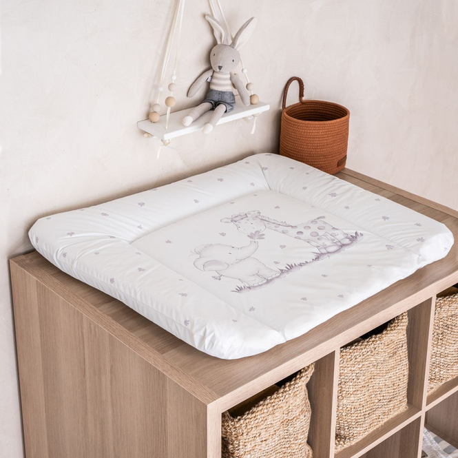 Wickelauflage Softy - Dschungelbande - ca. 85 x 75 cm