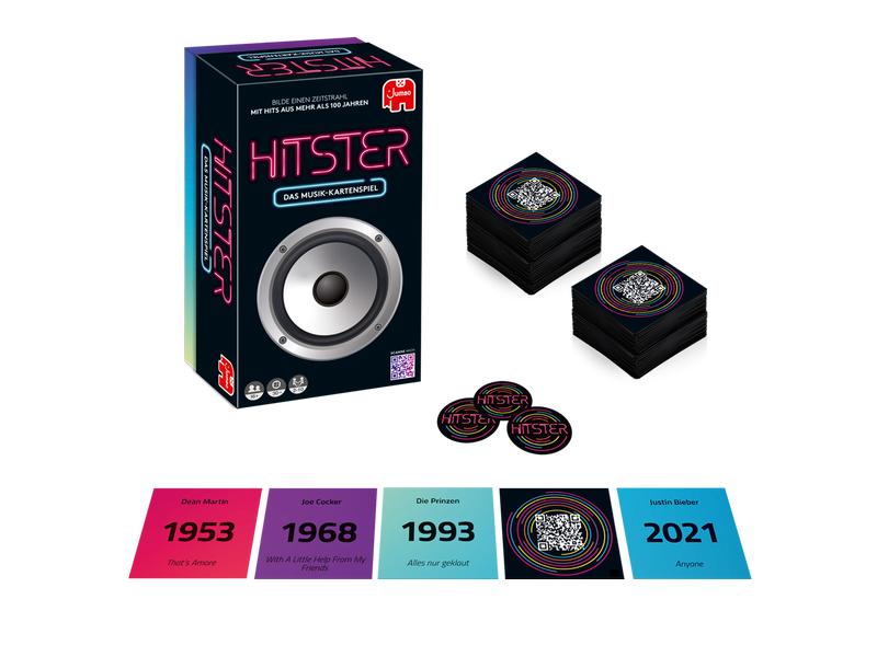 Jumbo Partyspiel Hitster Musik-Kartenspiel