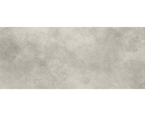 Porseleinen wand- en vloertegel Montreal 120 x 280 x 0,6 cm zilver mat