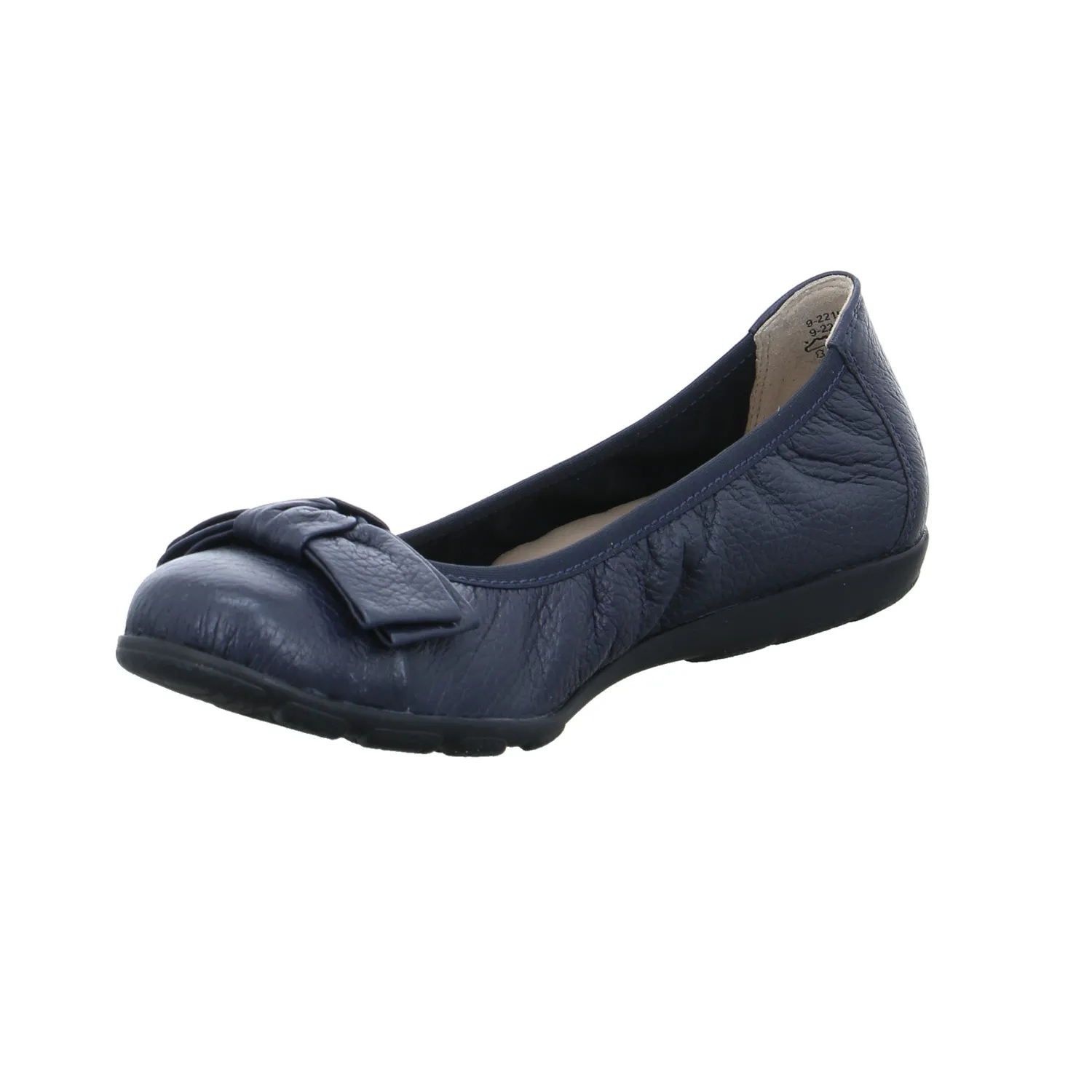 CAPRICE Ballerina Blau Leder  