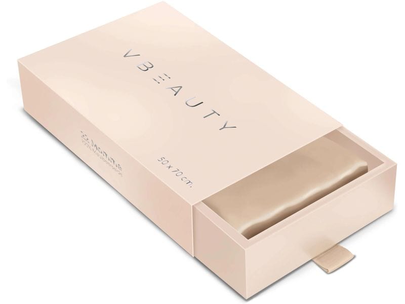 VBEAUTY Beauty Seidenkissen Champagner Seidenkissenbezug aus Seide