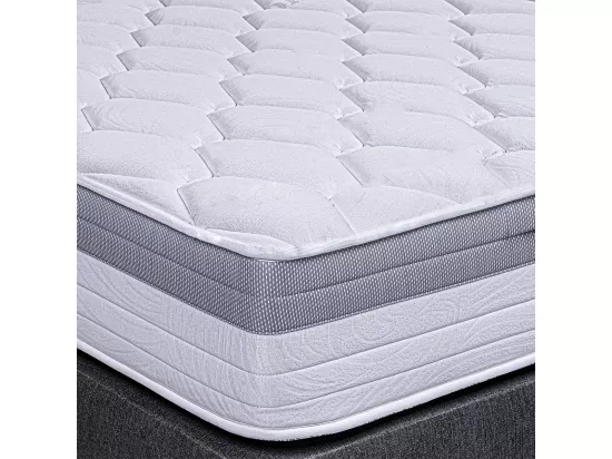 Matelas réversible CLICK 180x200 cm, en mousse mémoire de forme, haute adaptabilité et ergonomique, indépendance du couchage, avec face été/hiver, épaisseur 26cm