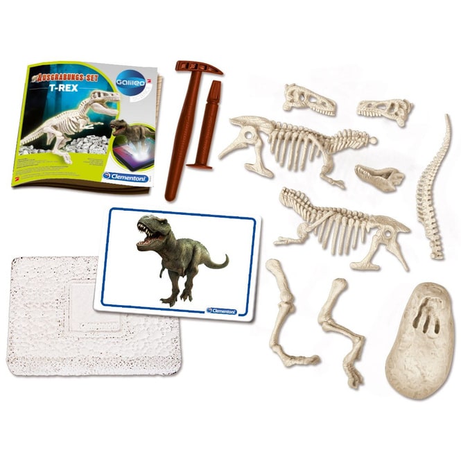Galileo - Ausgrabungsset T-Rex fluoreszierend - Clementoni