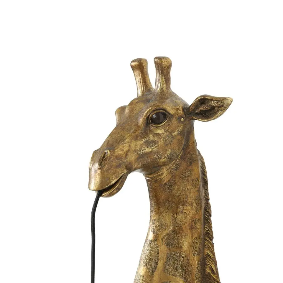 Wandlamp Giraffe - Antiek Brons - 20.5x19x61cm
