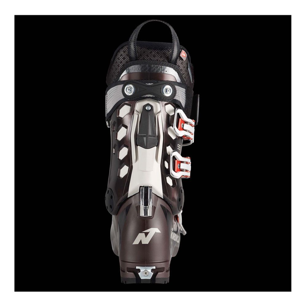 Nordica STRIDER 95 DYN - Chaussures ski freerando Femme noir/ivory/paprika