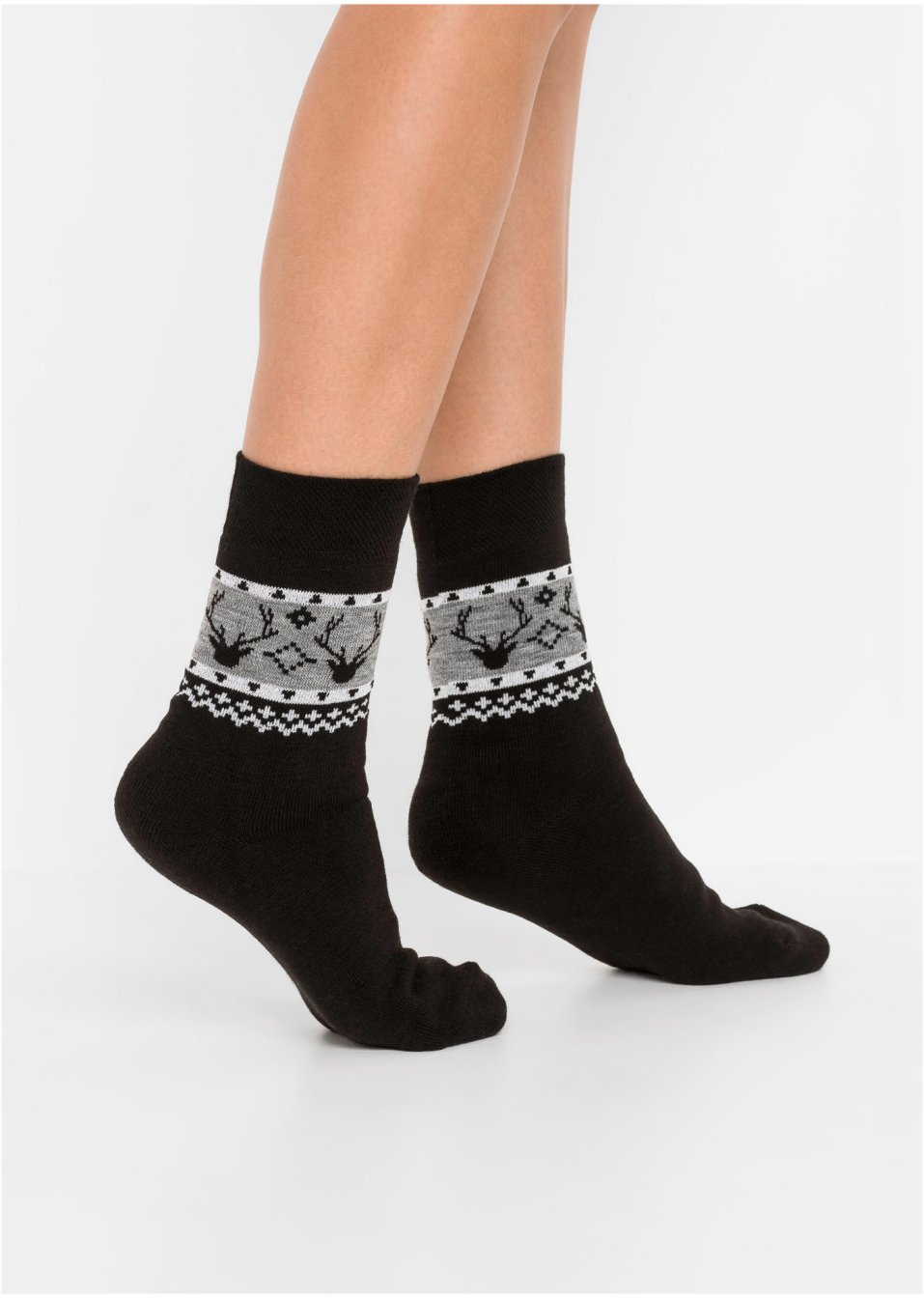 Lot de 4 paires de chaussettes thermo mixtes