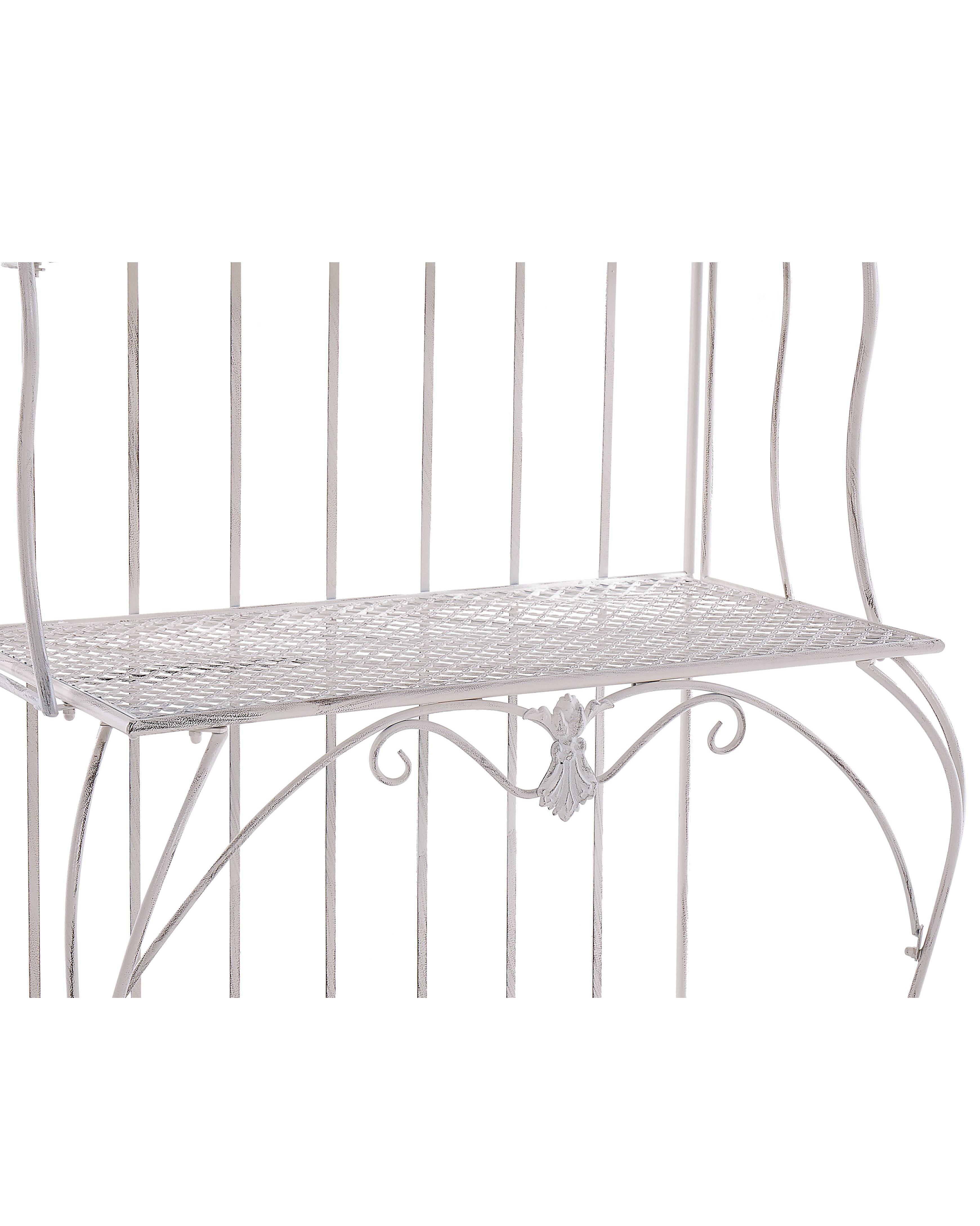 Rek PAVONA Metaal 94 cm 50 cm Lichtbeige