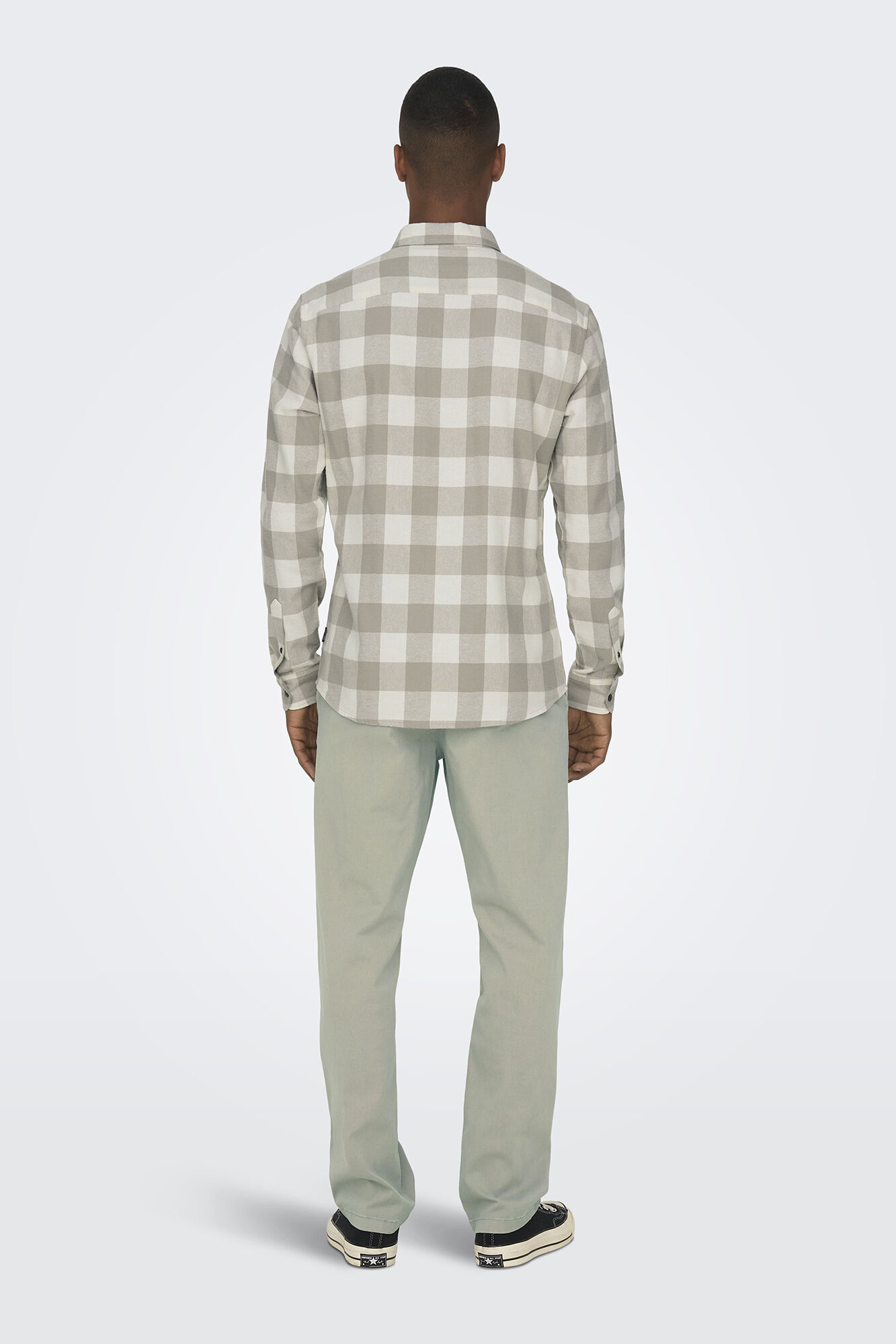 Camisa com estampa xadrez