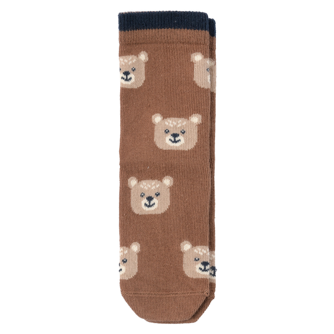 Topomini 3 Paar Baby Socken in verschiedenen Dessins dunkelblau / dunkelbraun / hellbraun