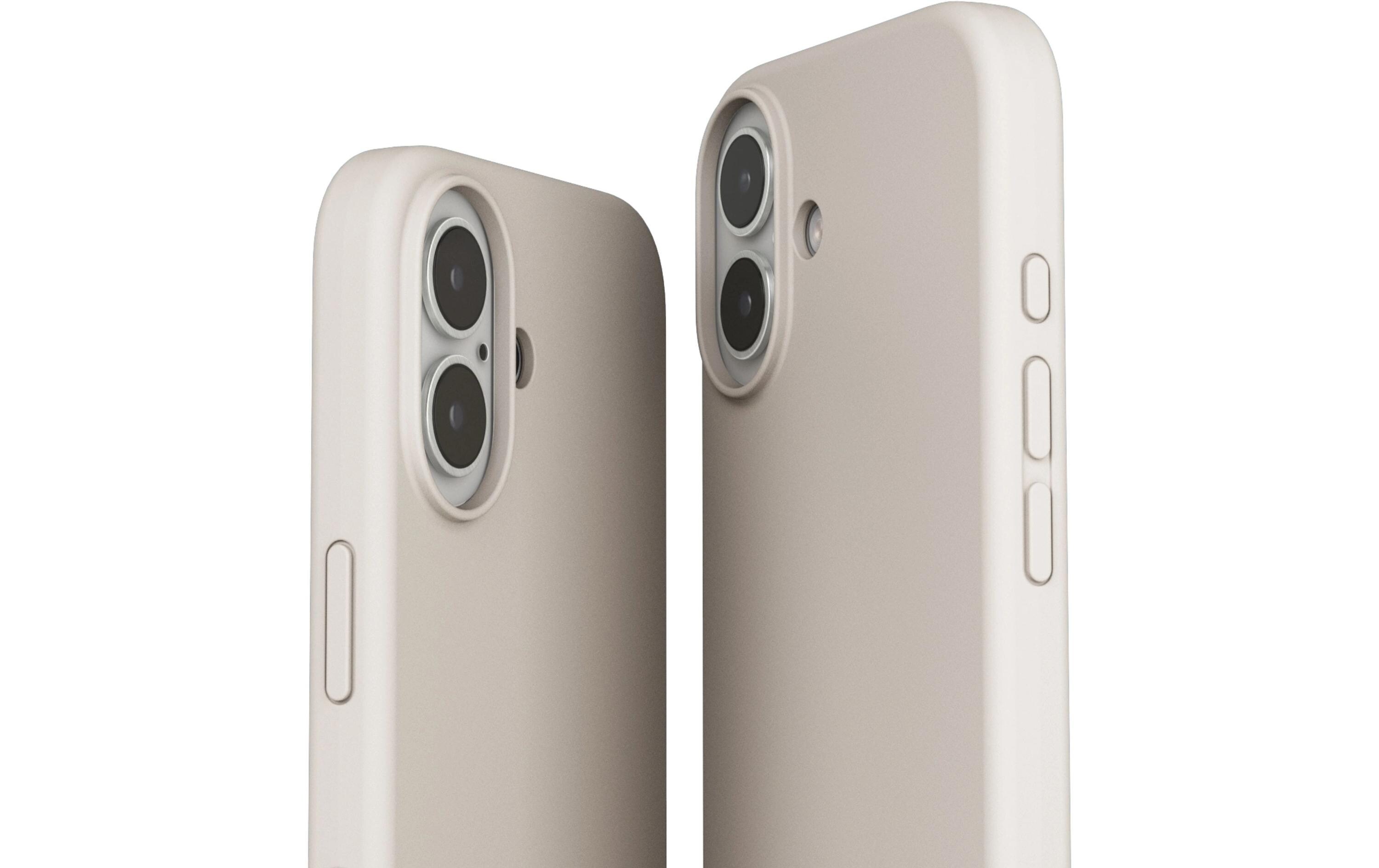 Back Cover Soft Silicone iPhone 16 CreamSilicone Backcover für das Apple iPhone 16