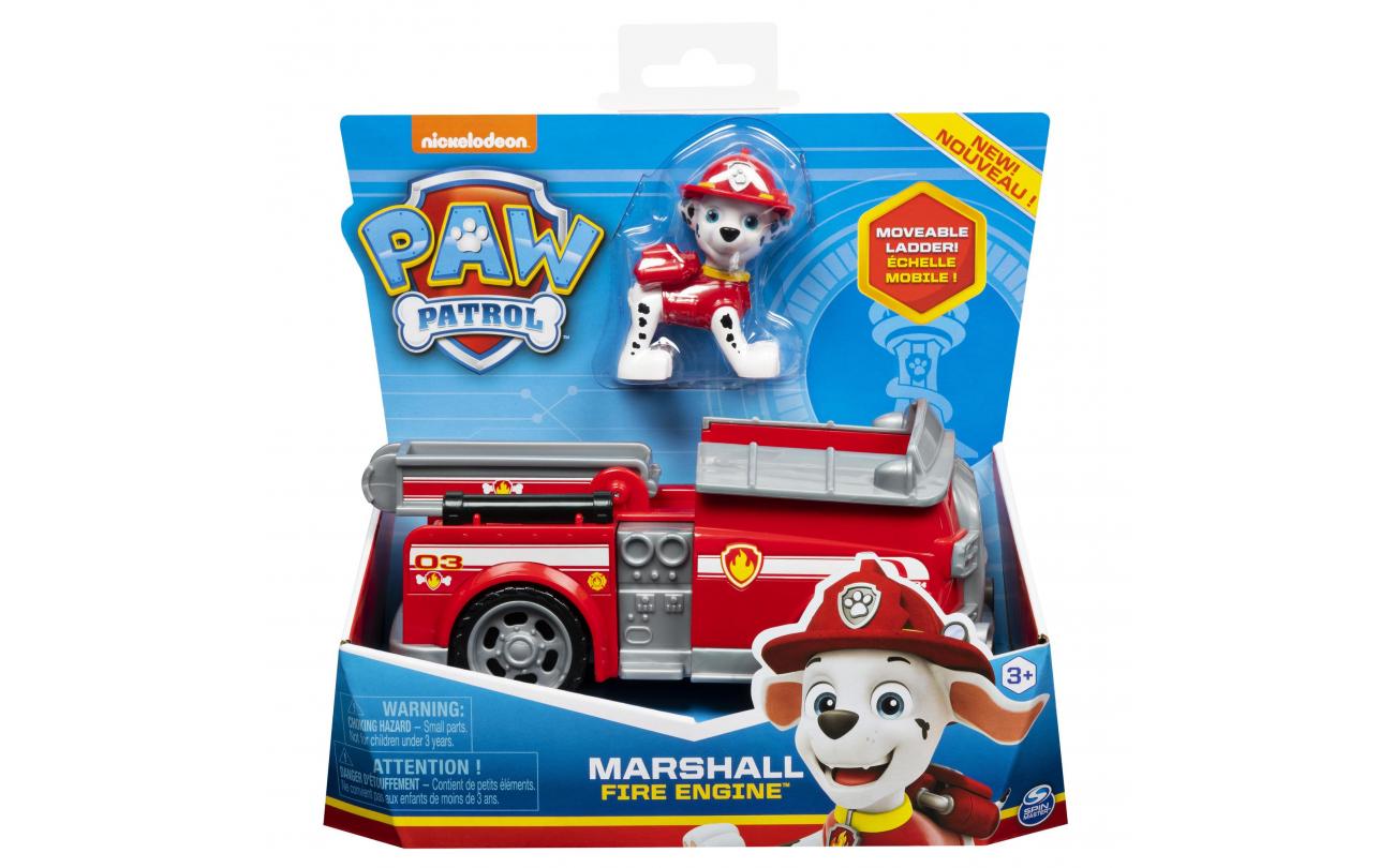 PAW Patrol Voertuig met pup Marshall