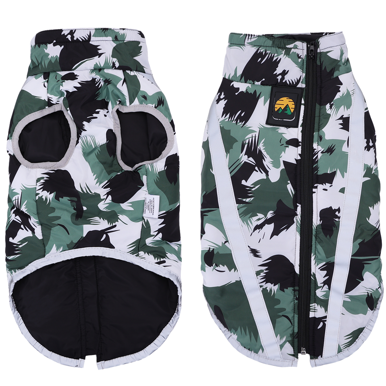 Nobleza - Casaco para Cães, Jaqueta de Inverno para Animais de Estimação, Roupa Quente para Cães com Faixas Refletoras de Segurança, Ultraleve, À Prova de Vento, Impermeável (G)