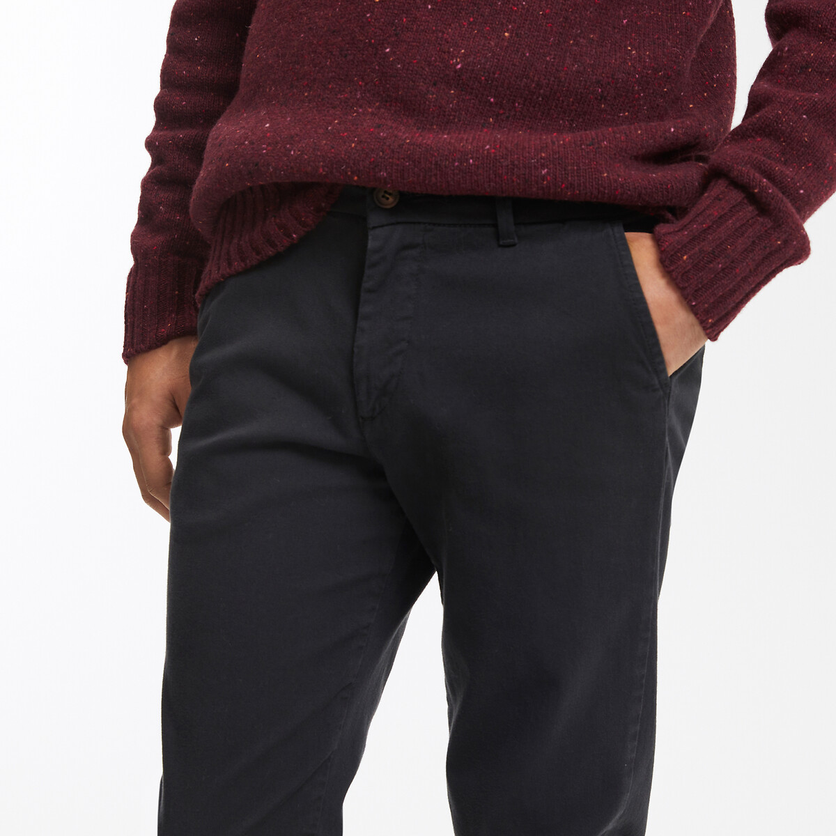 COLEÇÃO LA REDOUTE<br>Calças chino slim