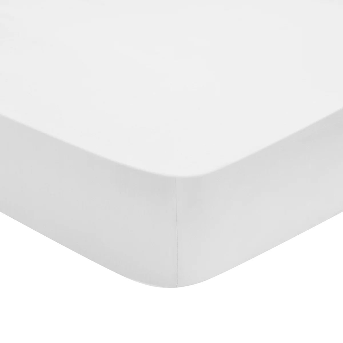 Drap Housse Influence Percale Blanc