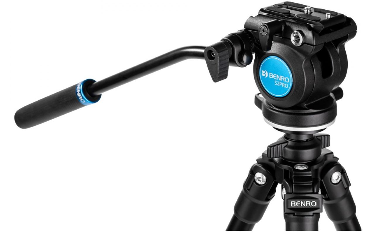 Videokopf S2PRO<br>Vielseitiger Videokopf für kompakte Kameras und Smartphones