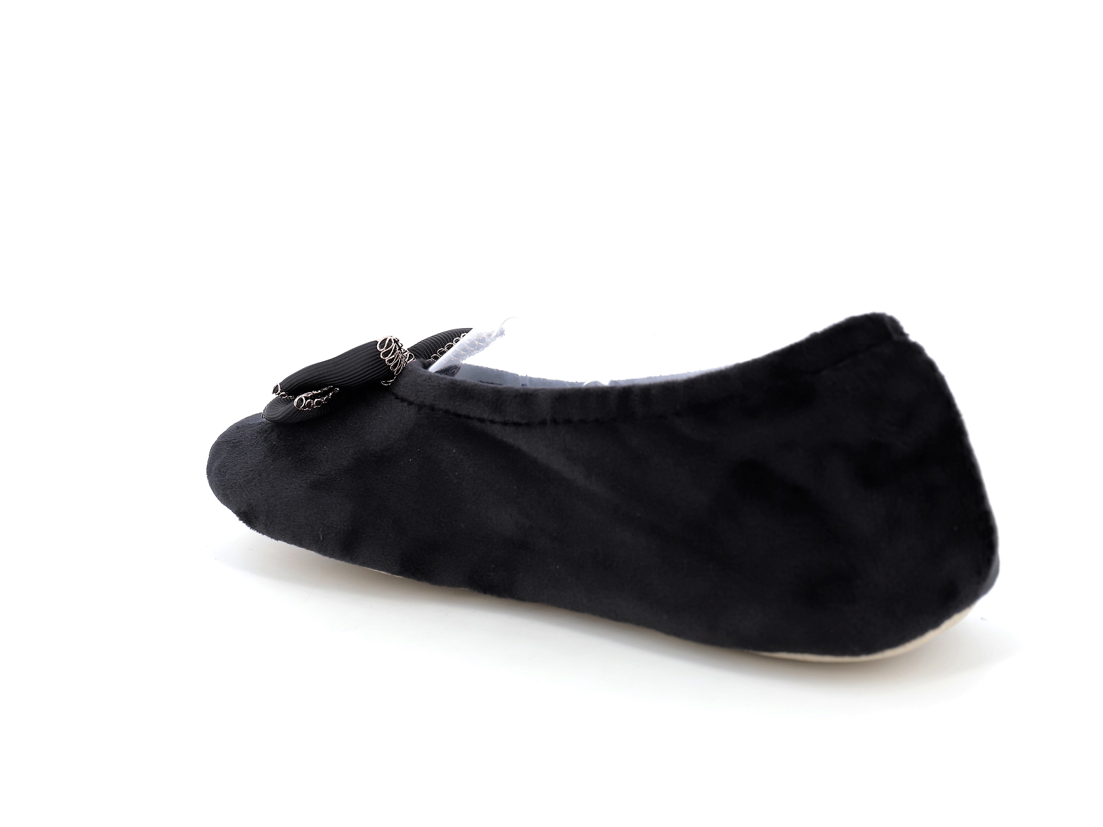 Isotoner-97389 Textile Velours Noir