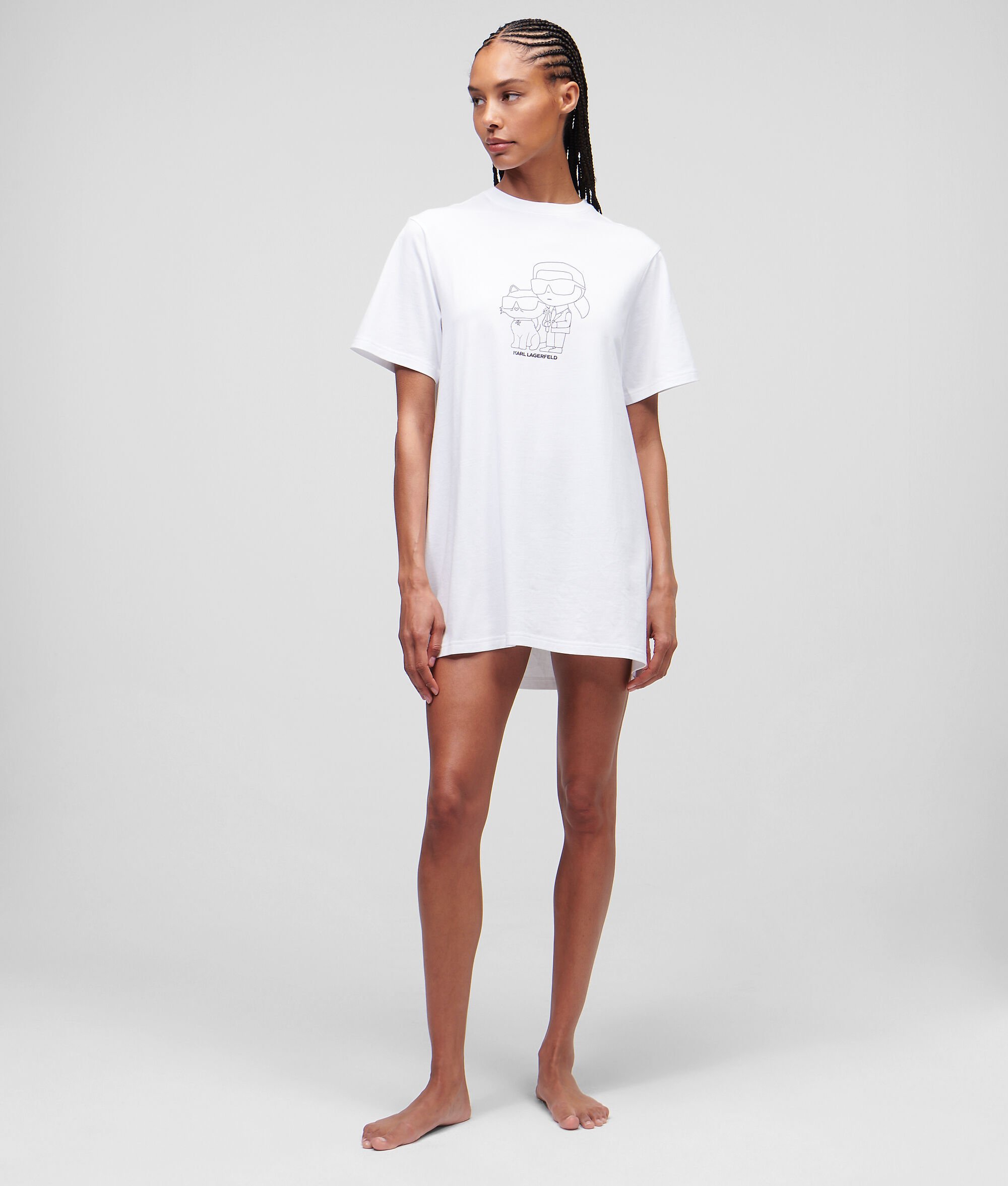 T-SHIRT CHEMISE DE NUIT KARL IKONIK