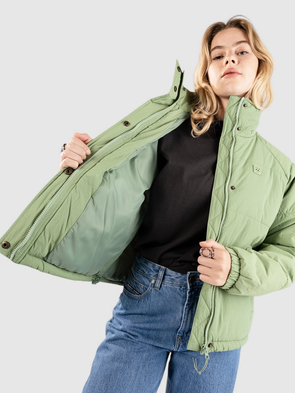 Billabong High Route Puffer Jacket salty sage