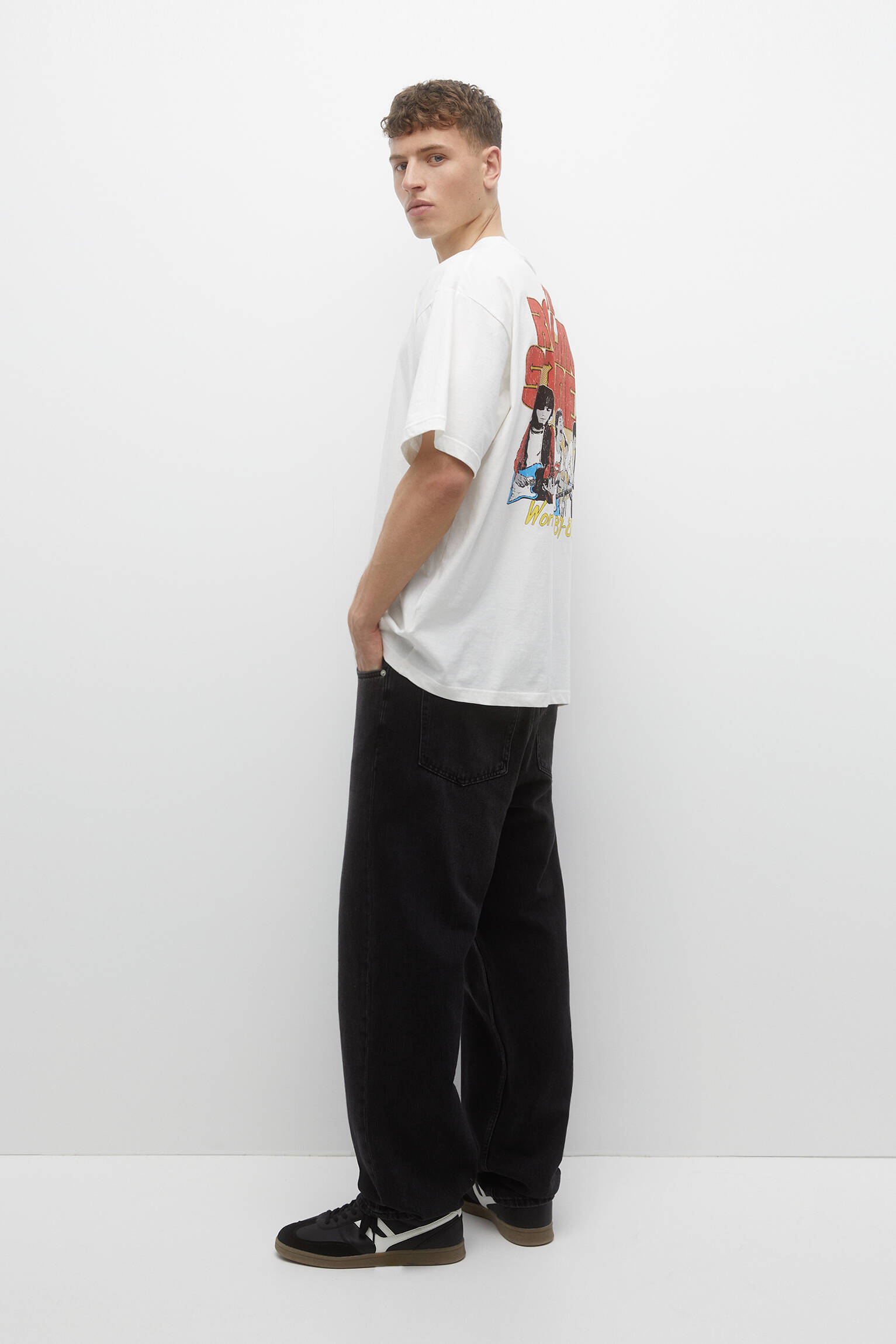 CAMISETA DE MANGA CURTA DOS ROLLING STONES - OFF WHITE