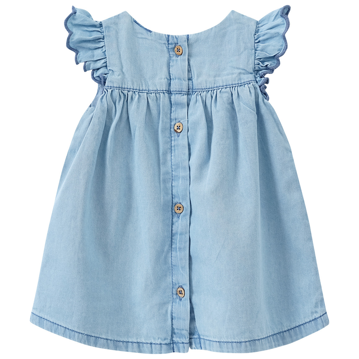 Topomini Newborn Kleid und Höschen im Set hellblau