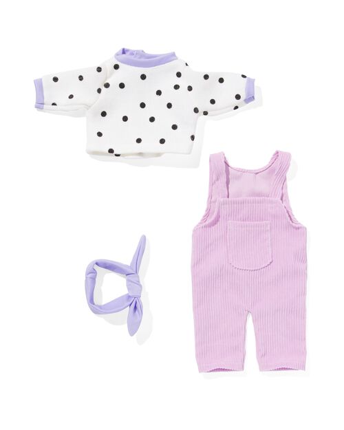 3 vêtements de poupée