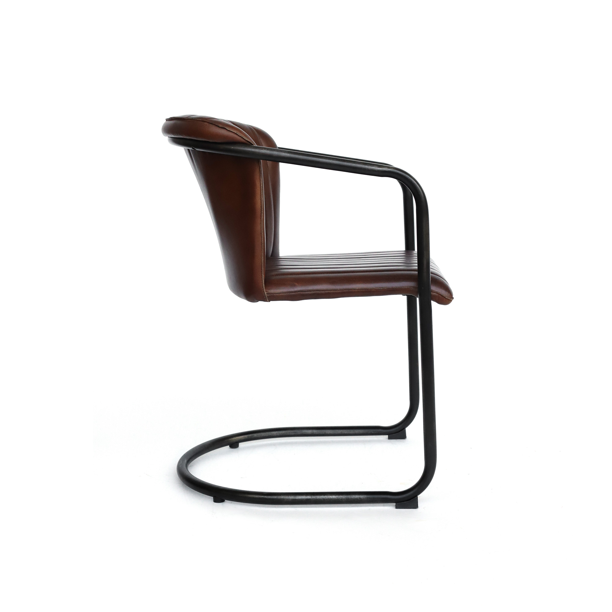 Armsessel 'Berkley', braun, B 52 cm, L 61 cm, H 76 cm von fischer's lagerhaus