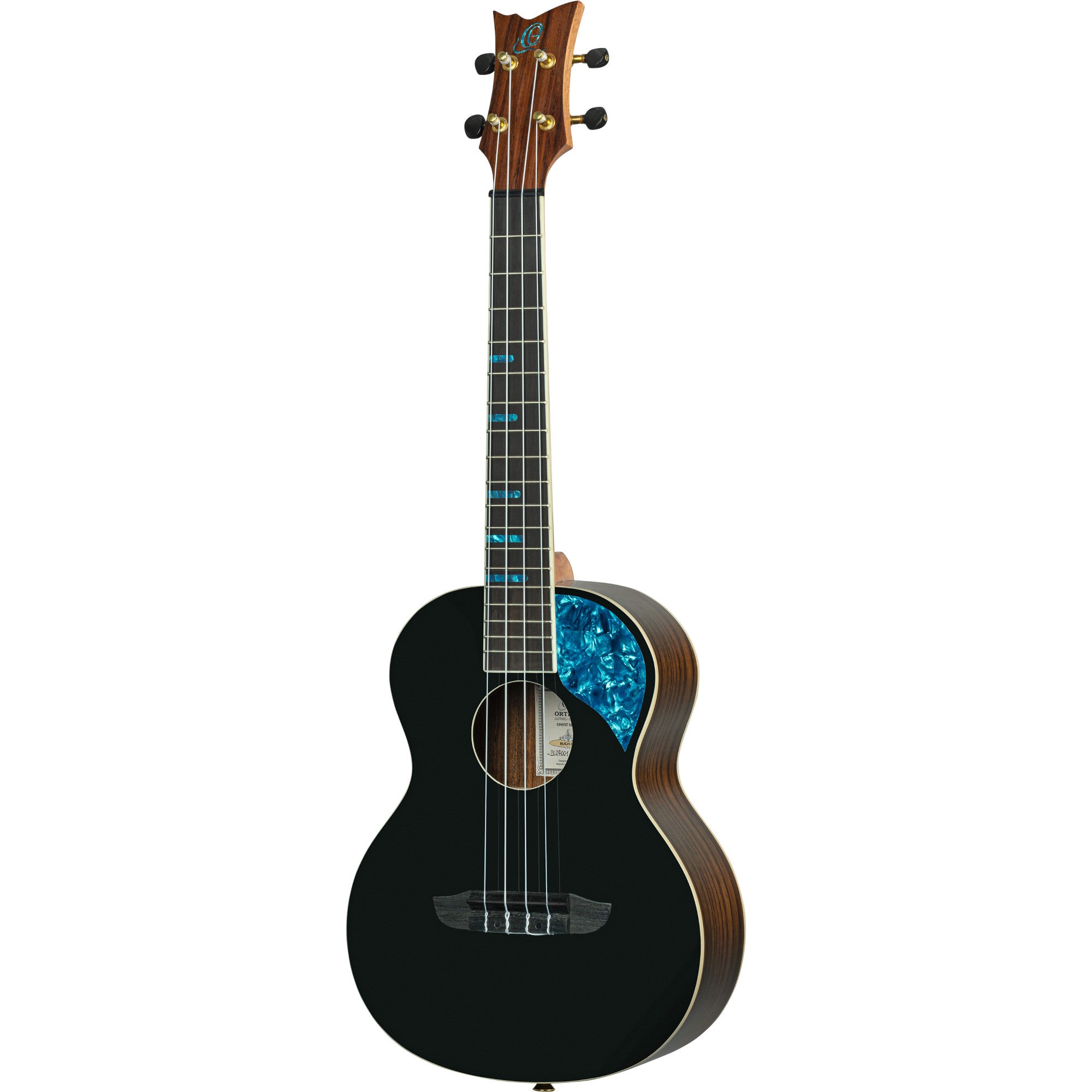 Ortega Ghost Series RUGH-BKT tenor ukelele met gigbag