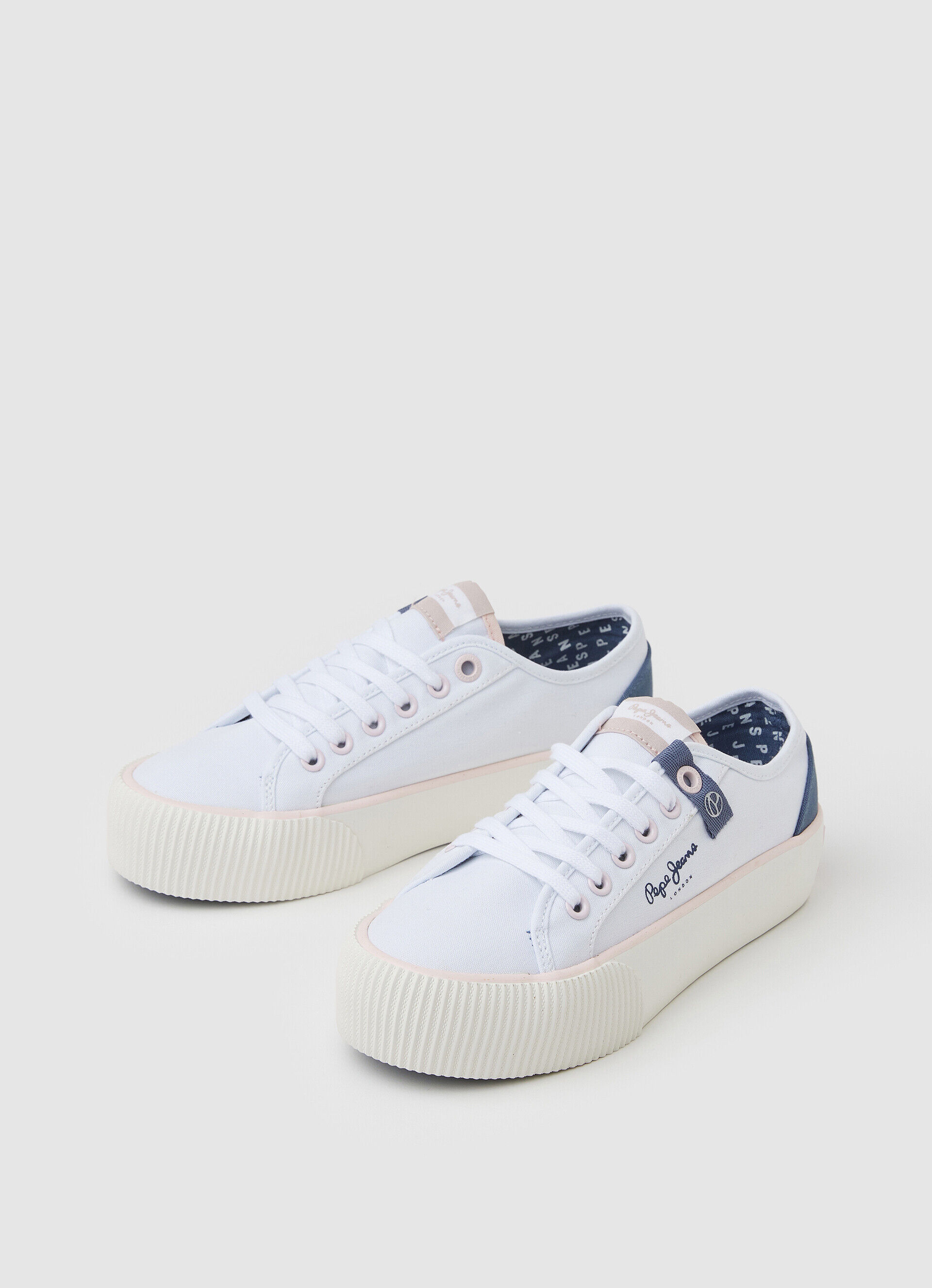 Sapatos plataforma Ottis Sun - brancos