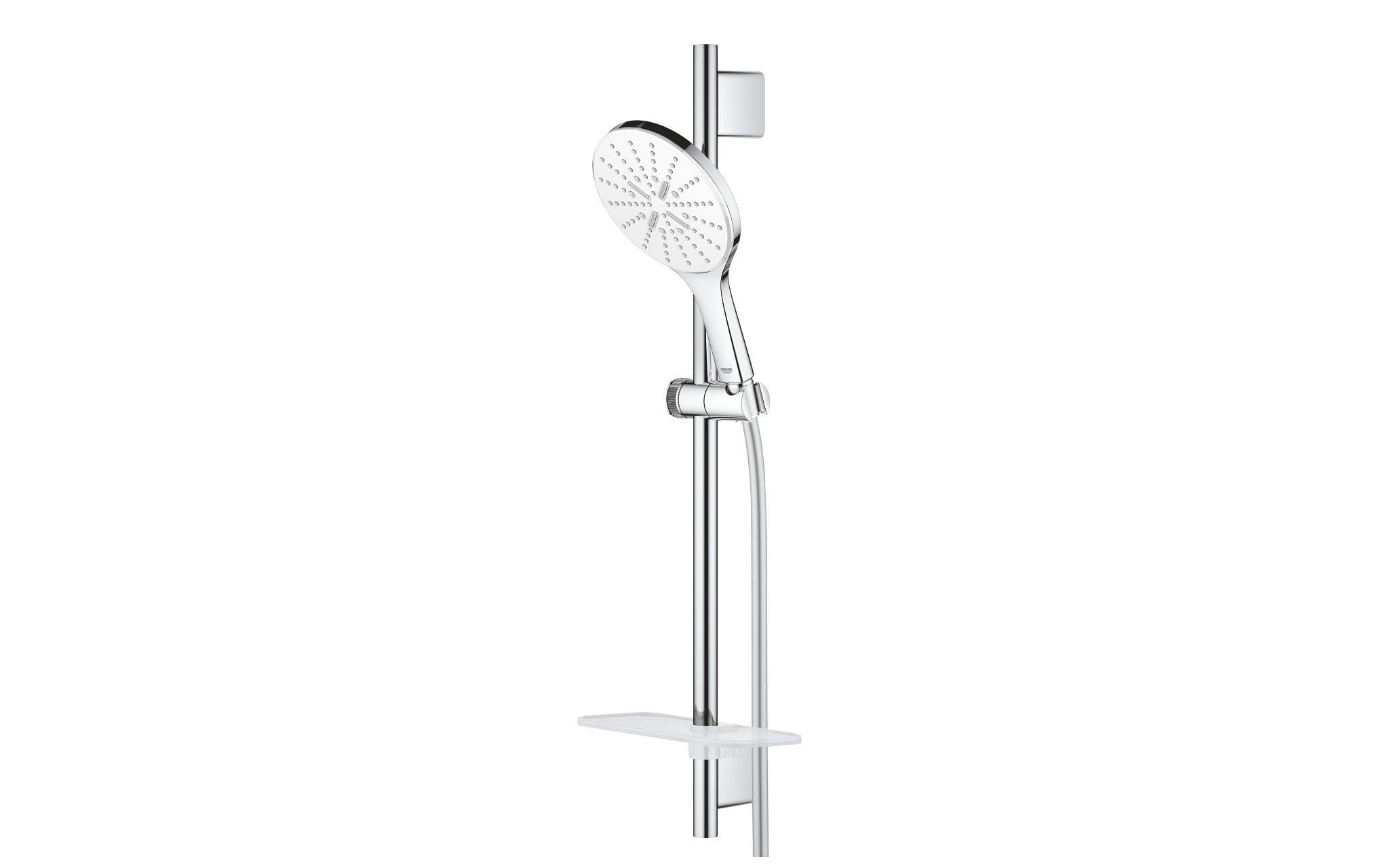 Duschbrausen-Set Rainshower SmartActive 150 Moon White<br>Duschstangen-Set