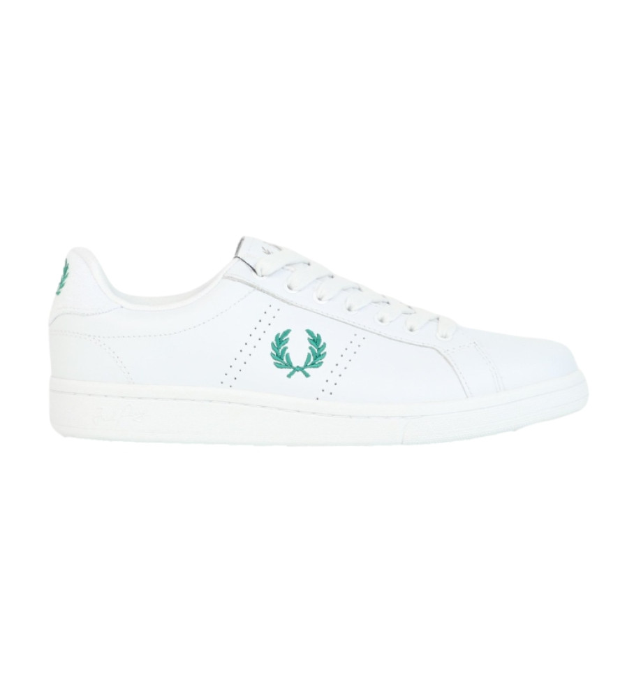 Tênis de couro Fred Perry B721 branco