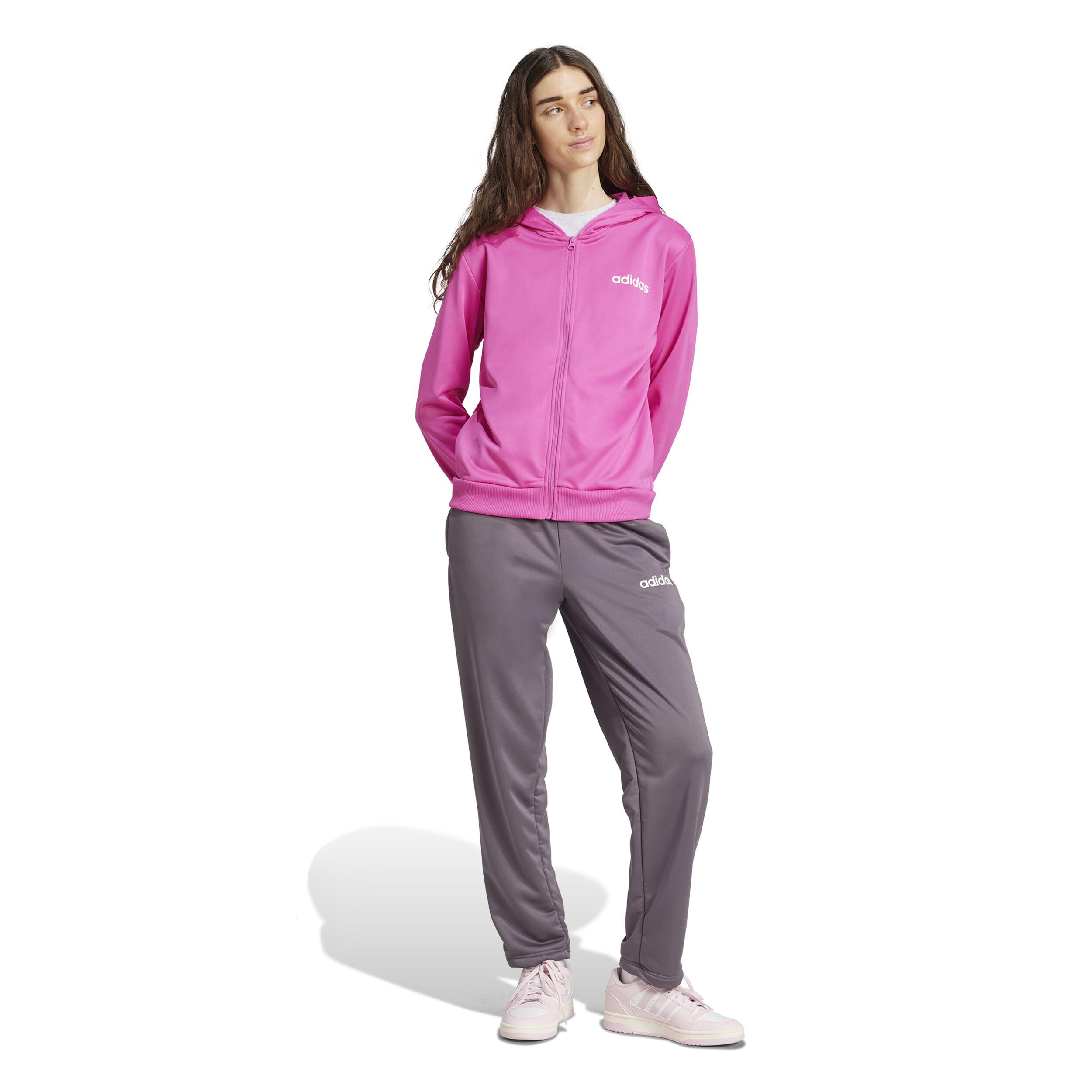 adidas Linear Survêtement Femmes - Pink , Gris
