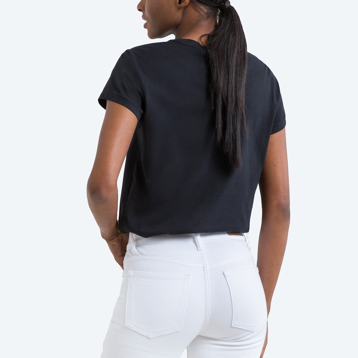 POLO RALPH LAUREN<br>Camiseta com gola redonda e mangas curtas