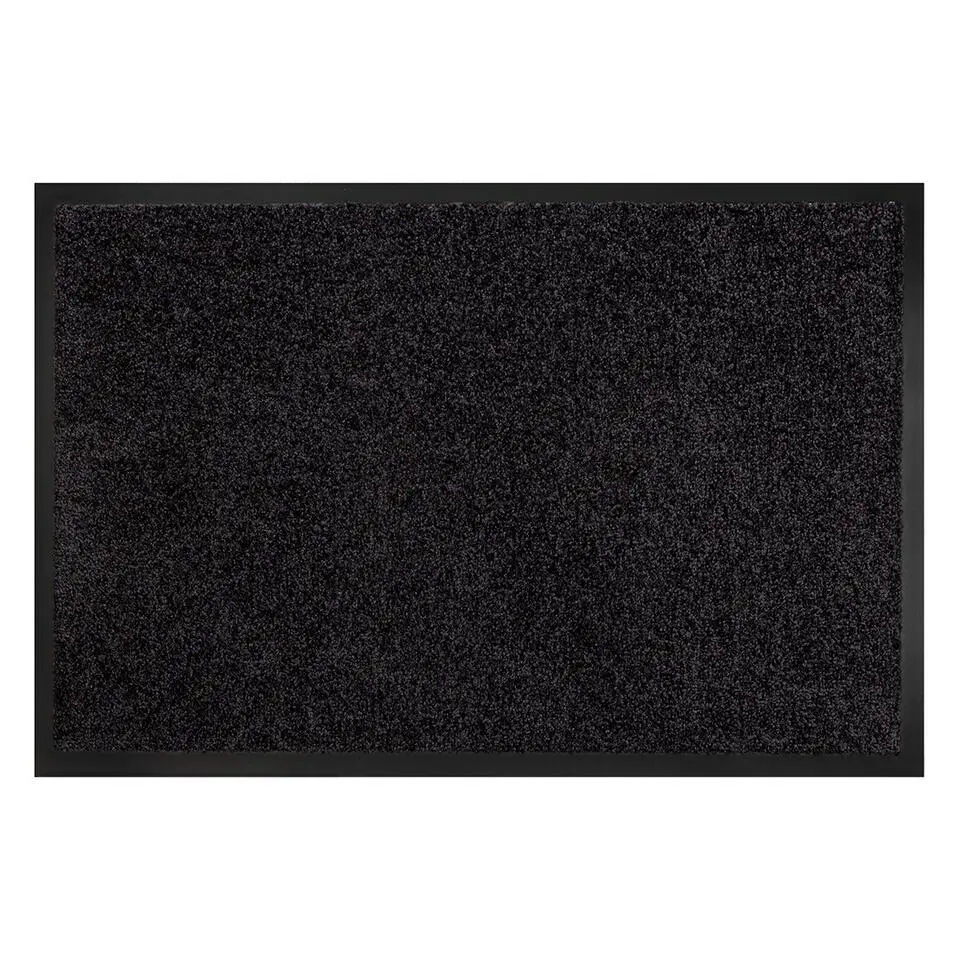 Droogloopmat Twister 60x90cm zwart