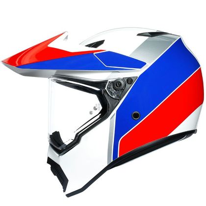 Casque AGV AX9 - ATLANTE - Blanc / Bleu