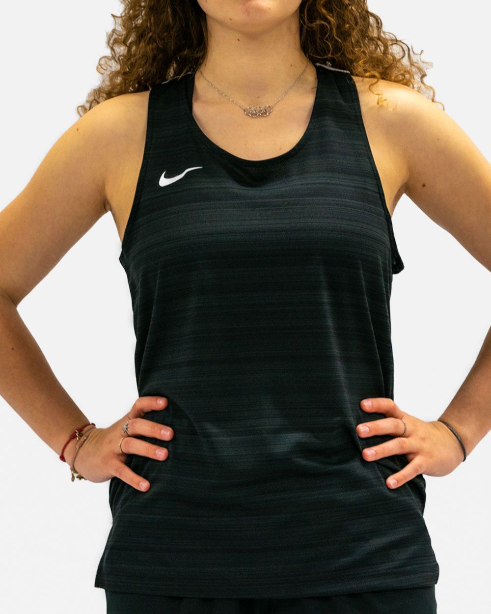 Débardeur de running Nike Stock Noir pour femme